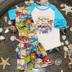 Girls 4T rugrats set